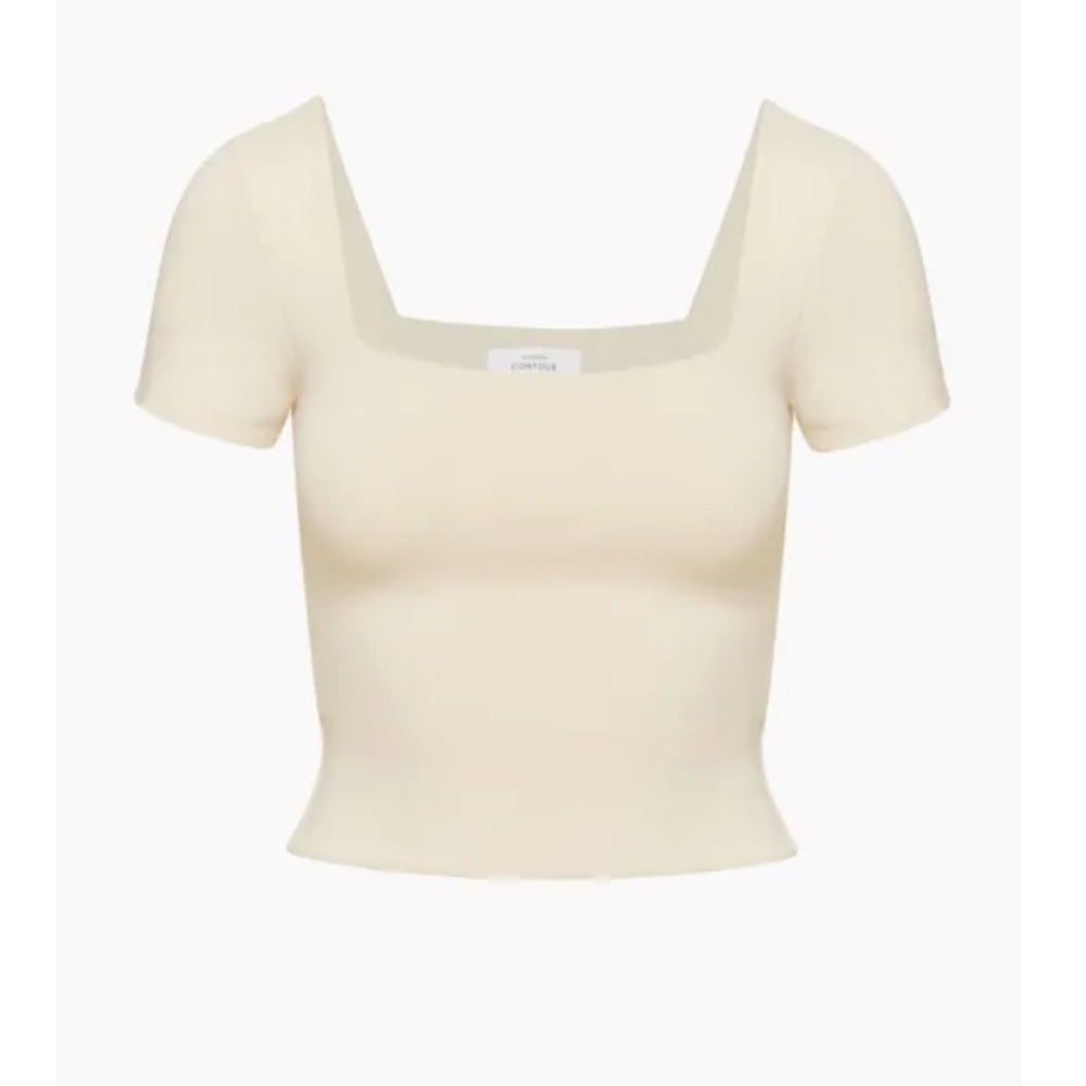 Aritzia Contour SquareNeck Crop Top